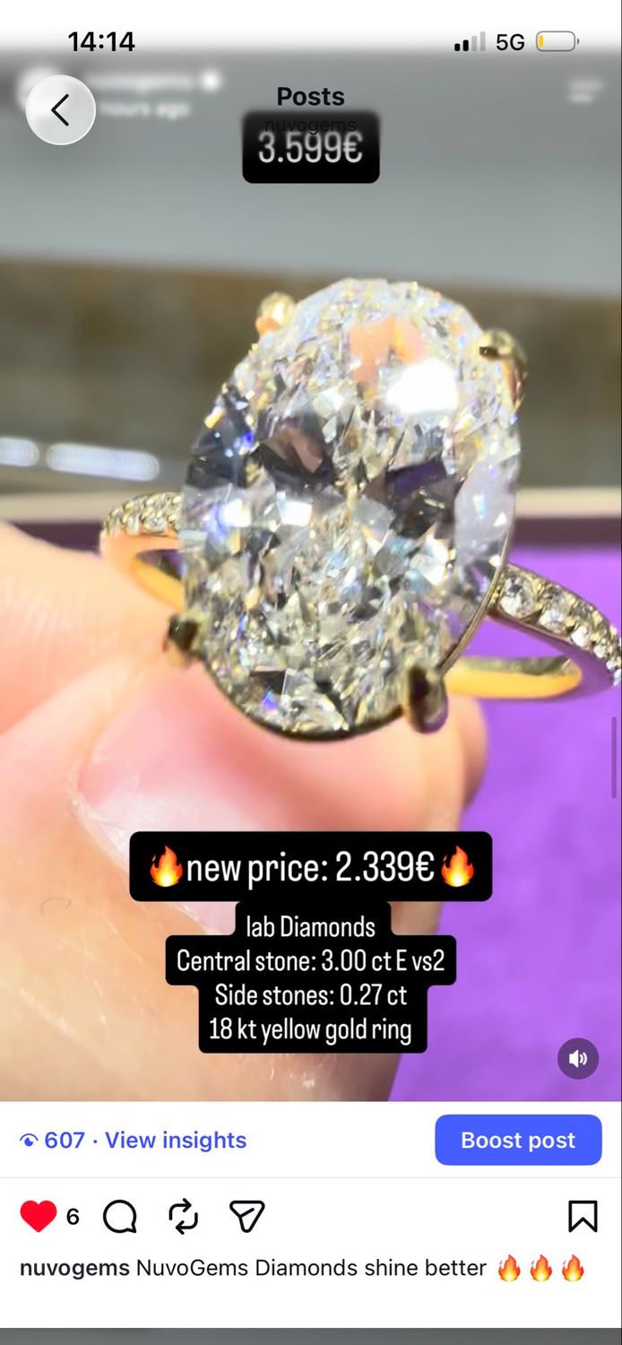 Oval Pave 3.00 Ct E Vs2 Oval Pave 3.00 Ct E Vs2