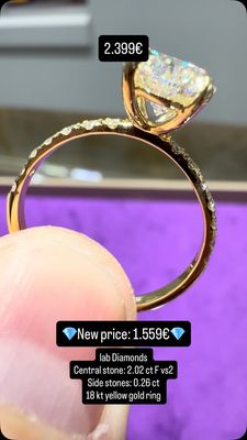 2ct OVAL Ring Pave (F vs) 2ct OVAL Ring Pave (F vs)