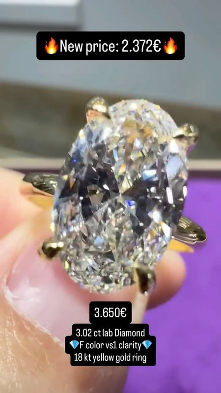 3ct Oval Solitaire (F Vs1) 3ct Oval Solitaire (F Vs1)