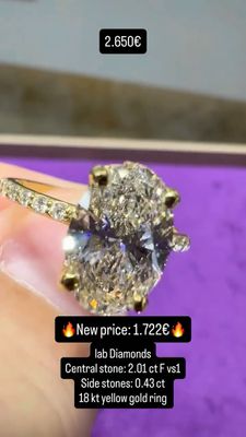 2ct OVAL Ring Pave Hidden Halo