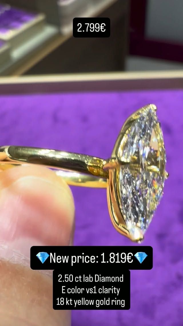 2.50ct Marquise Solitaire Ring (E Vs1) 2.50ct Marquise Solitaire Ring (E Vs1)