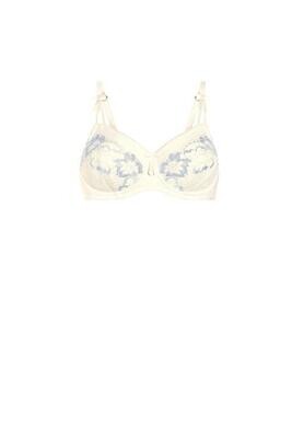AMOENA ARYA PROTHESE BH MET BEUGEL ECRU LICHTBLAUW