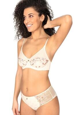 AMOENA DAYDREAM PROTHESE BH MET BEUGEL OFFWHITE FLOWER