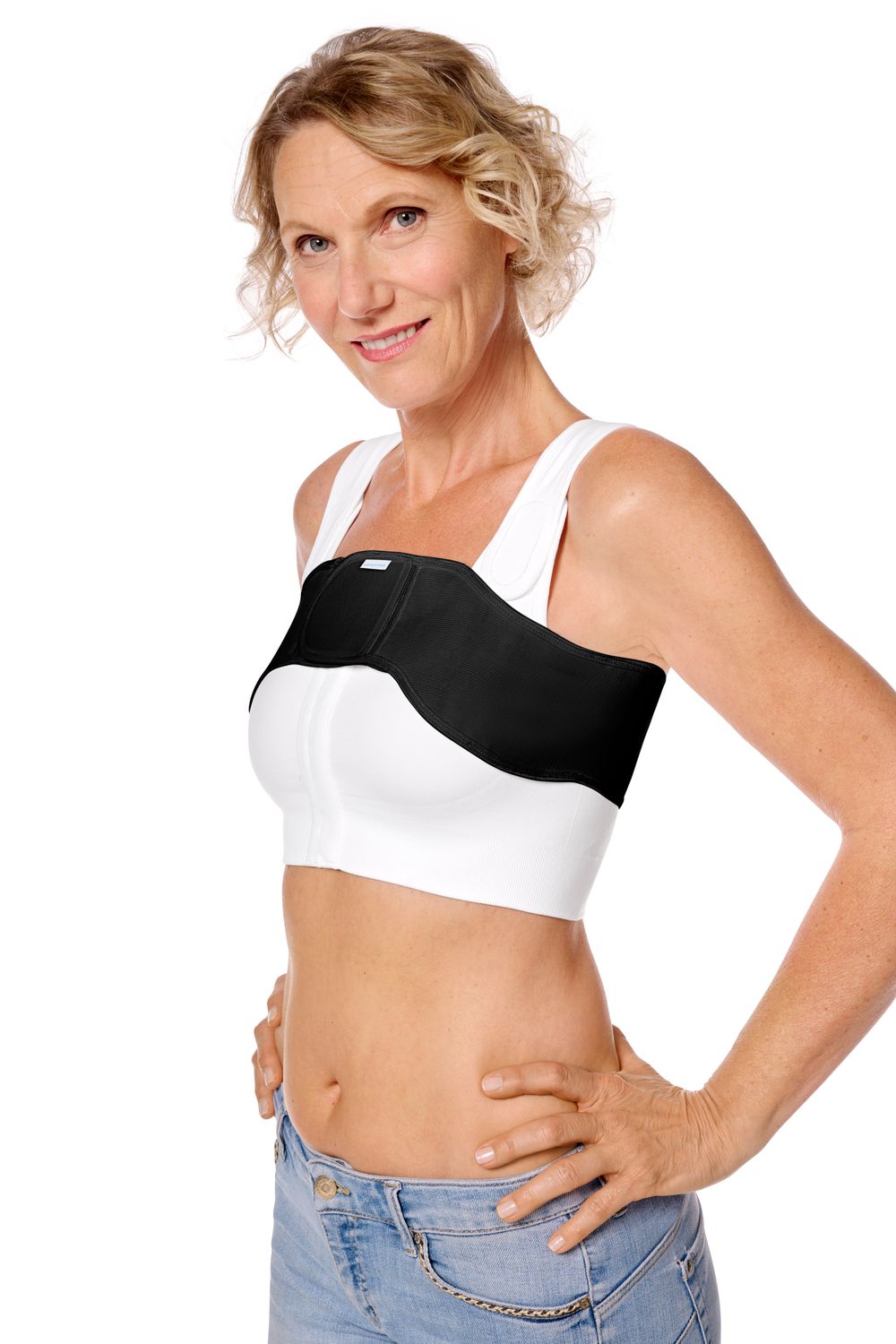 AMOENA ANATOMISCHE COMPRESSIEBAND ZWART