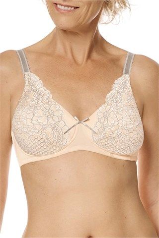 AMOENA ALINA PROTHESE BH VOORGEVORMD ROZE/GRIJS