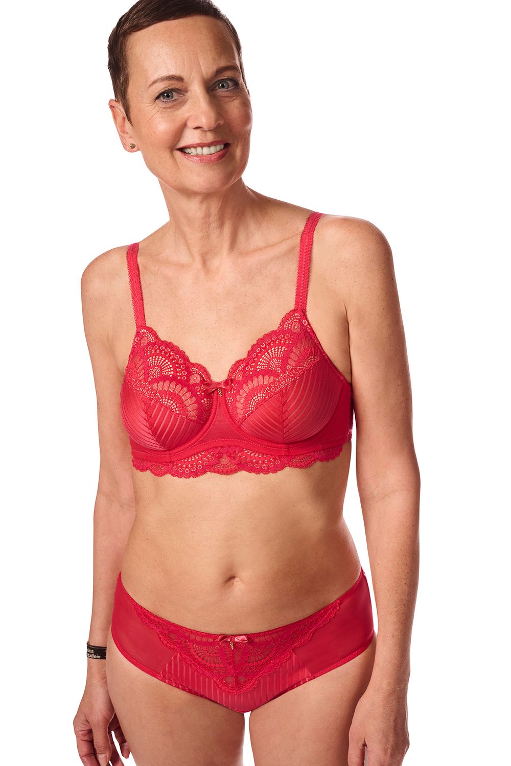 AMOENA KAROLINA PROTHESE BH MET BEUGEL HOT PINK