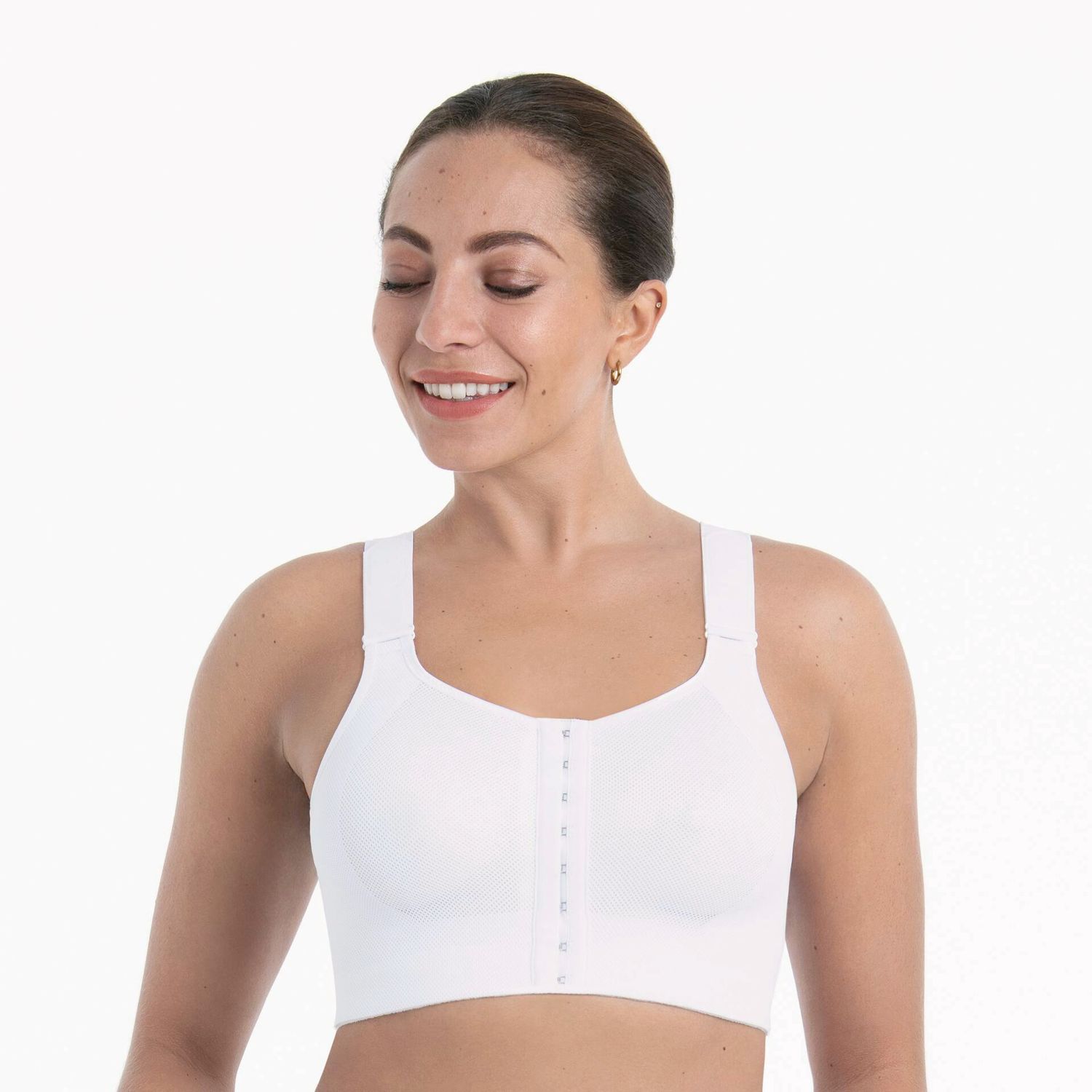 ANITA OSAKA COMPRESSIE BH VOORSLUITING WIT