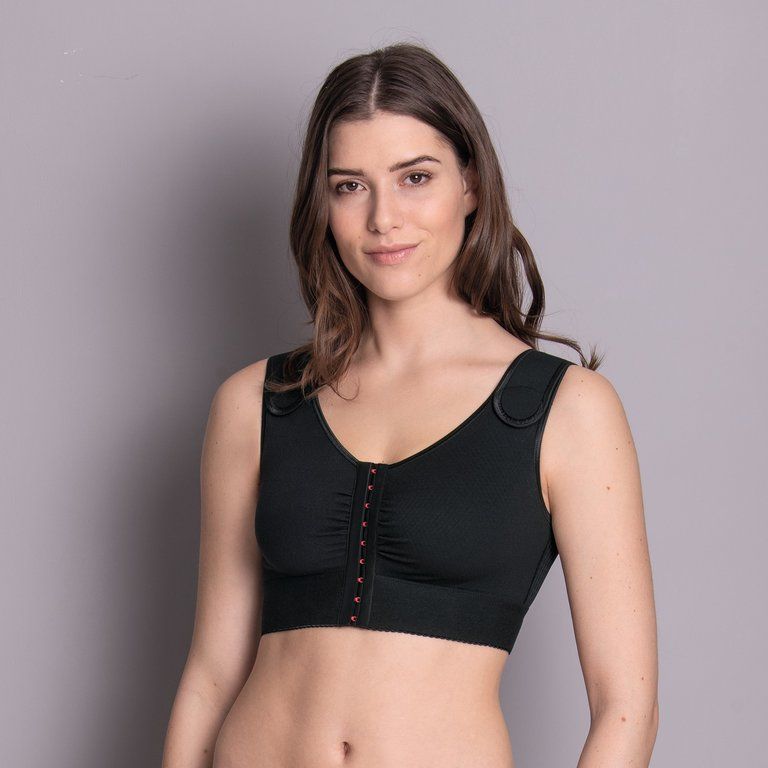 ANITA MUNICH COMPRESSIE BH VOORSLUITING ZWART
