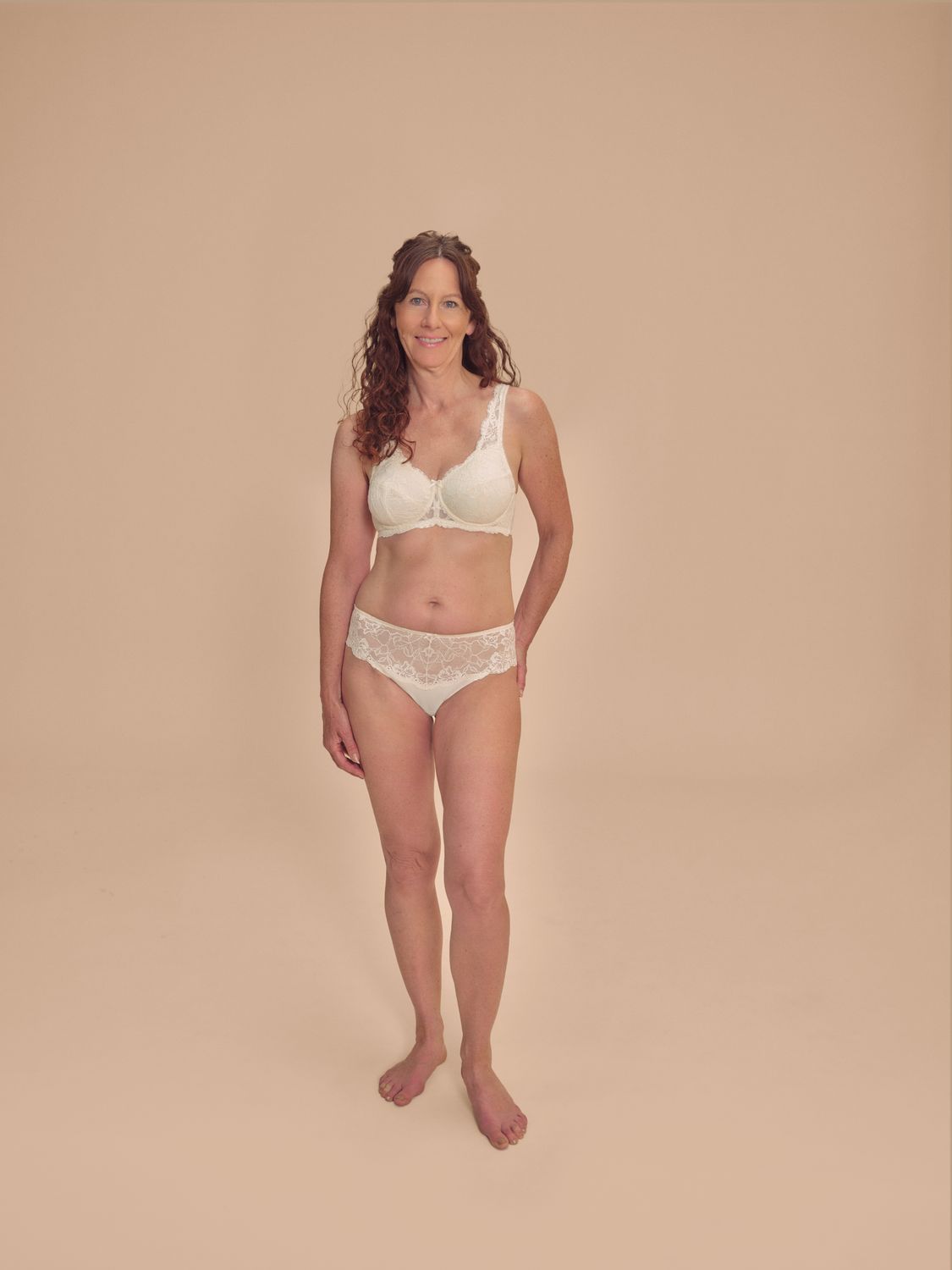 AMOENA FLORIA PROTHESE BH MET BEUGEL OFF WHITE