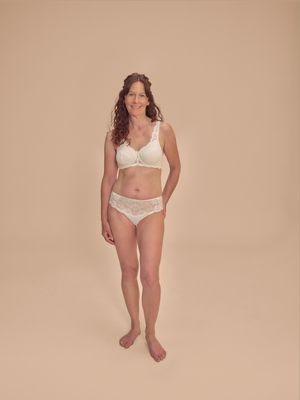 AMOENA FLORIA PROTHESE BH MET BEUGEL OFF WHITE