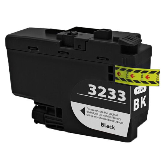 Inktcartridge Brother LC-3233 zwart (Huismerk)inktpatroonshop