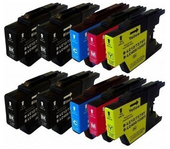 Inktcartridges Brother LC-1220 - LC-1240 Voordeelpakket 10 stuks