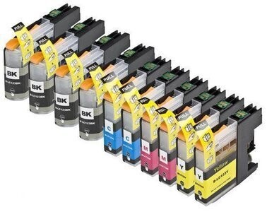 inktcartridges Brother LC-125 - LC-127 Voordeelpakket 10 stuks (huismerk)