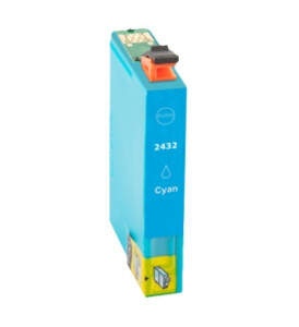 Inktcartridge Epson T-2432 (24XL) cyan (huismerk)