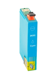 Inktcartridge Epson T-2632 (26XL) cyan (huismerk)