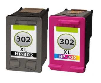 Inktcartridges HP nr.302 XL set (huismerk)