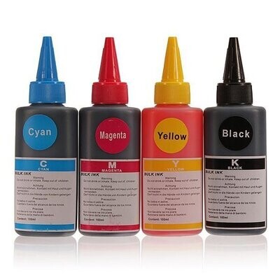 Navulset voor de Epson (dye) zwart + kleur
