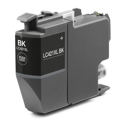 Inktcartridge Brother LC-421 XL zwart (huismerk)