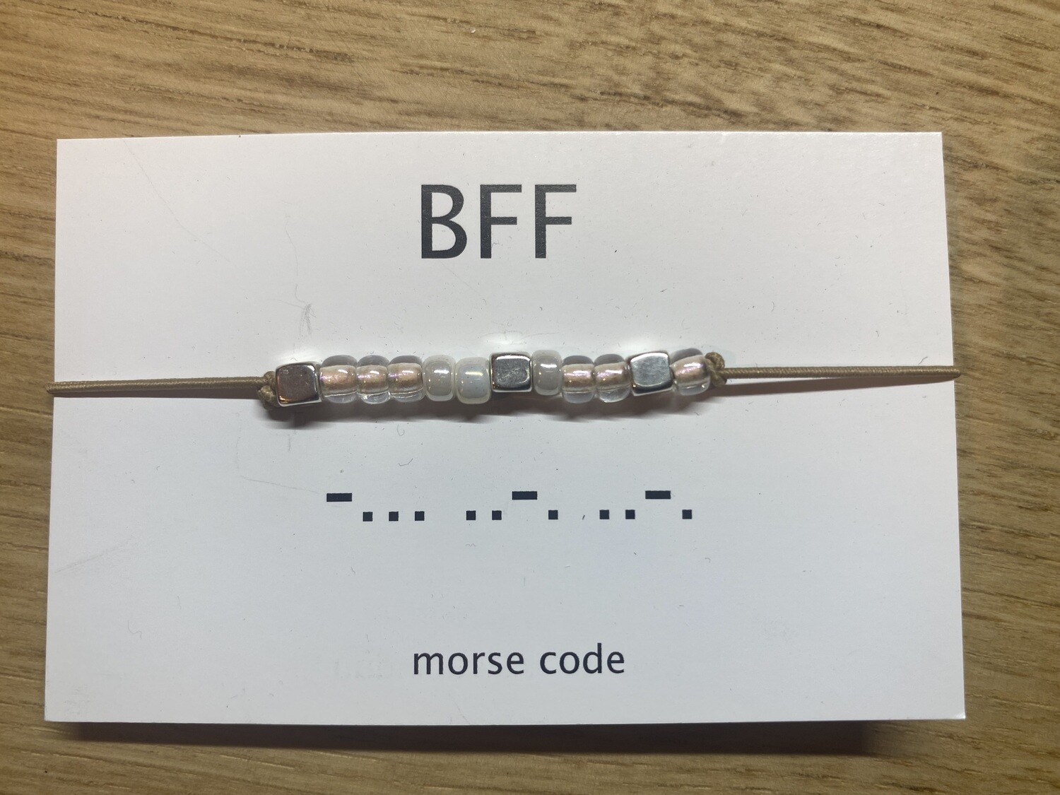 Armbandje morse code - BFF