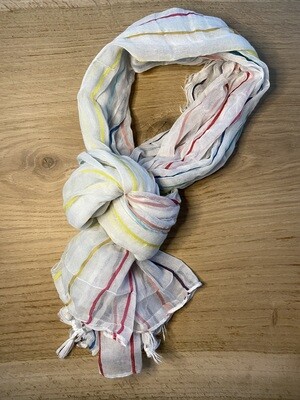 sjaal - kleurrijke streepjes