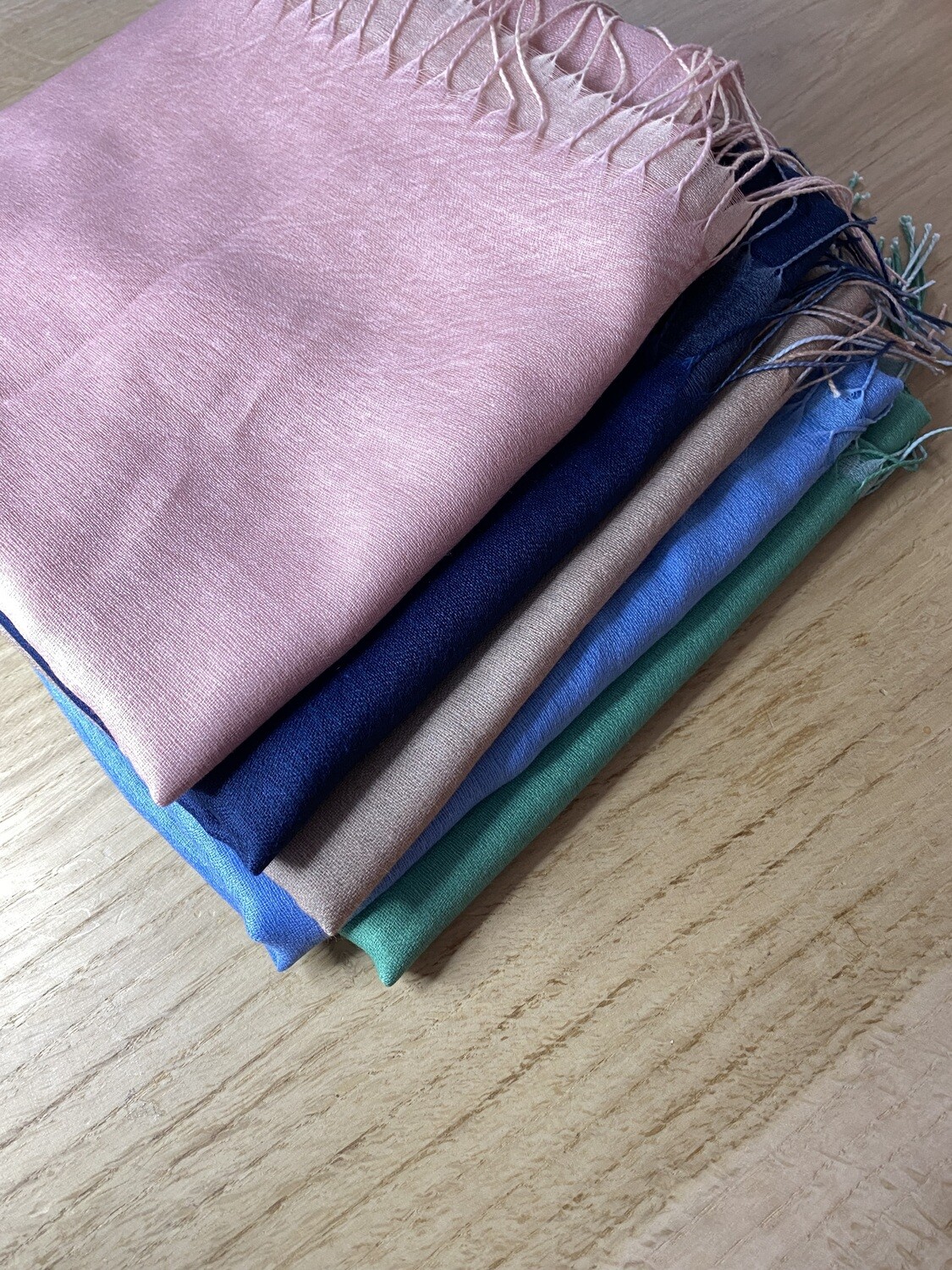 Sjaal - zachte kleurtjes (roze)