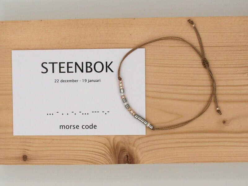 Armbandje morse code - STERRENBEELD