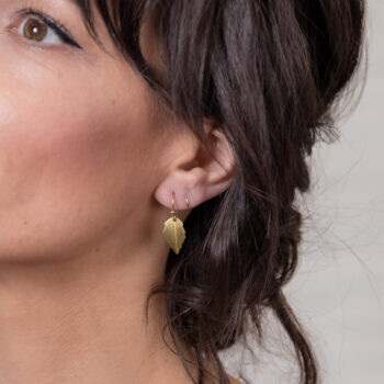 Inimini homemade - Brass little leaves