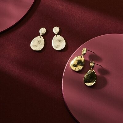 Biba - dubbele hanger ovaal (zilver blinkend)