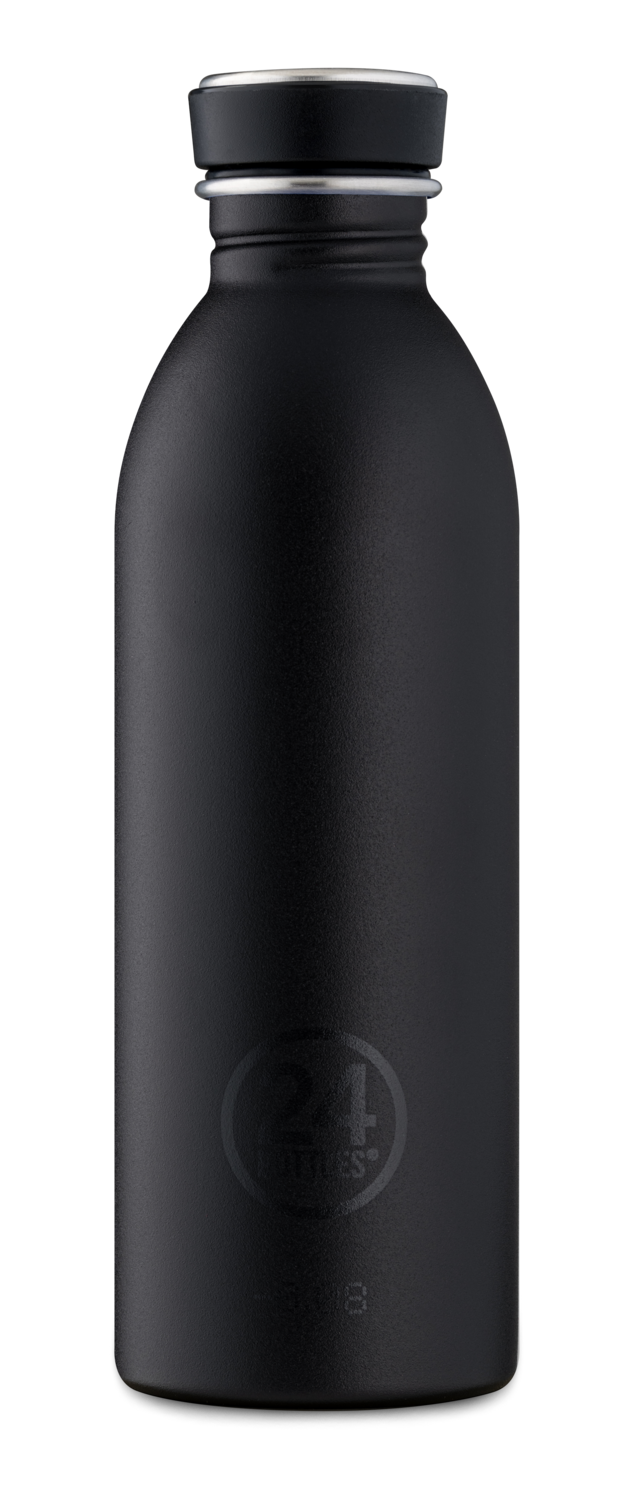 24Bottles - Urban bottle 500 ml, Kies je favoriet: Stone tuxedo Black