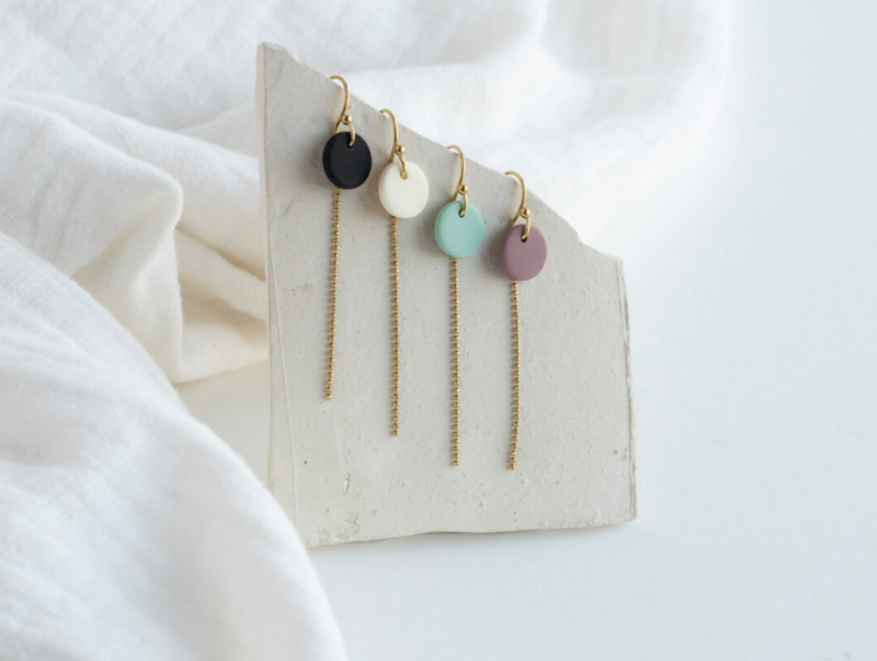 Inimini Homemade - Tiny dot earrings