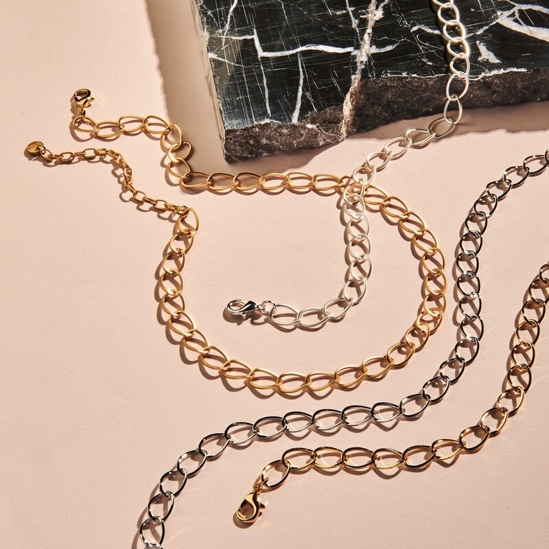 Biba - halsketting metallics