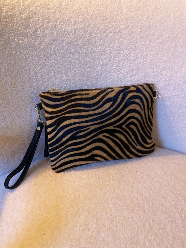 Schoudertas met print