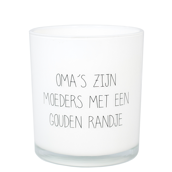 Sojakaars - Oma&#39;s zijn moeders met een gouden randje