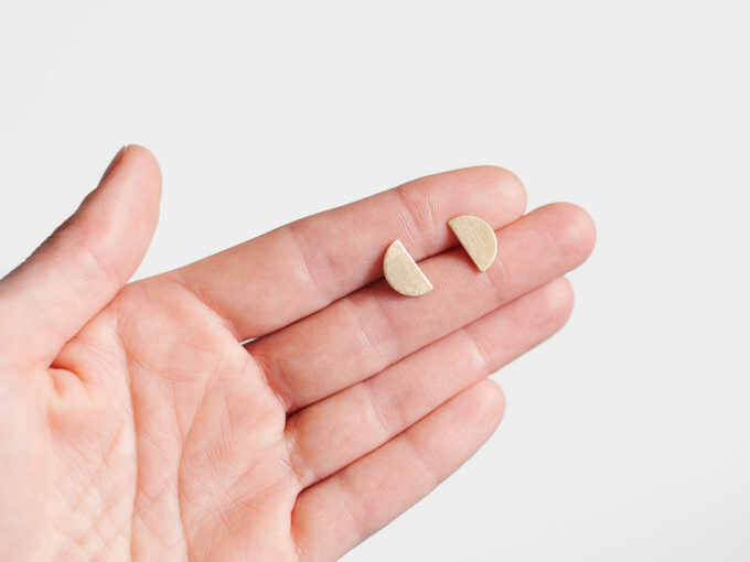 Inimini Homemade - Brass half moon mini