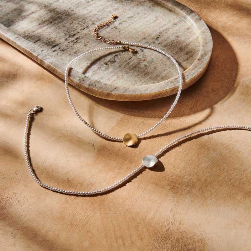 Biba - ketting met parel