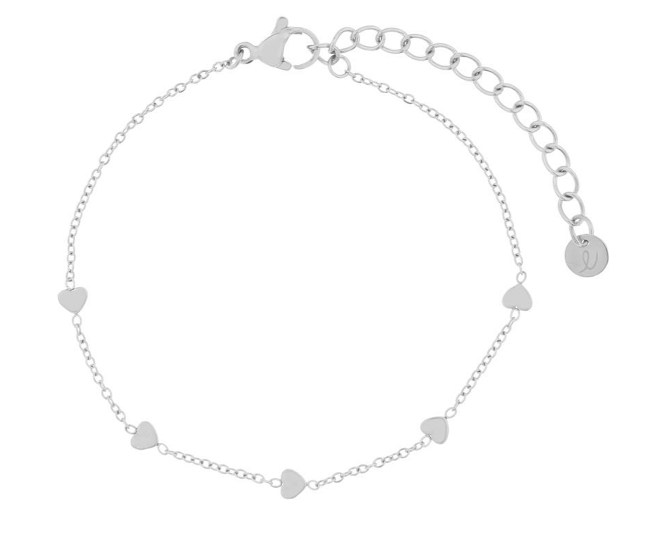Essentialistics Kids - mini hartjes, Kies je kleur: Zilver