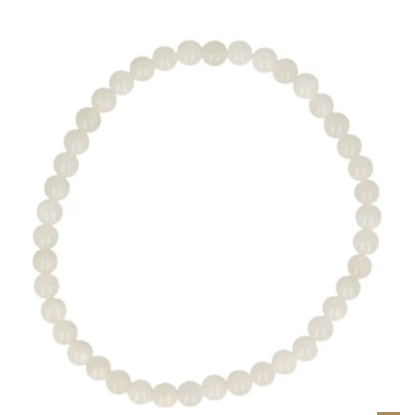 Armband - Maansteen regenboog (4mm)