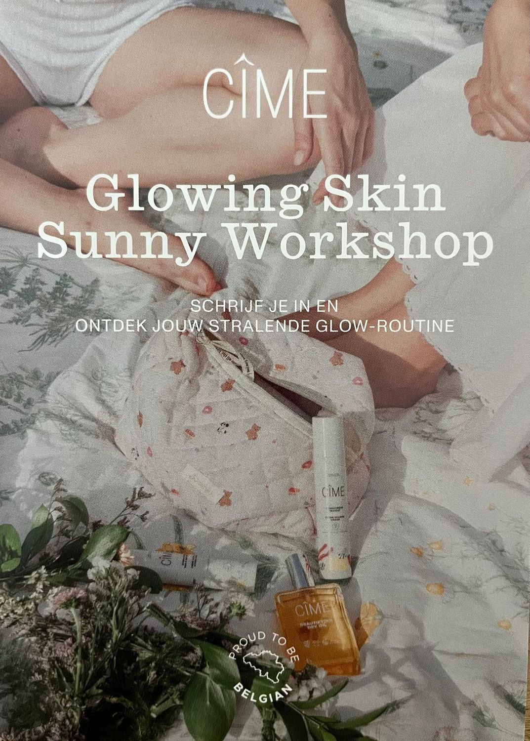 Workshop Cîme: Glowing skin Sunny Workshop