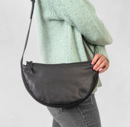Ann Kurz - Soft Half Moon Shoulder Bag