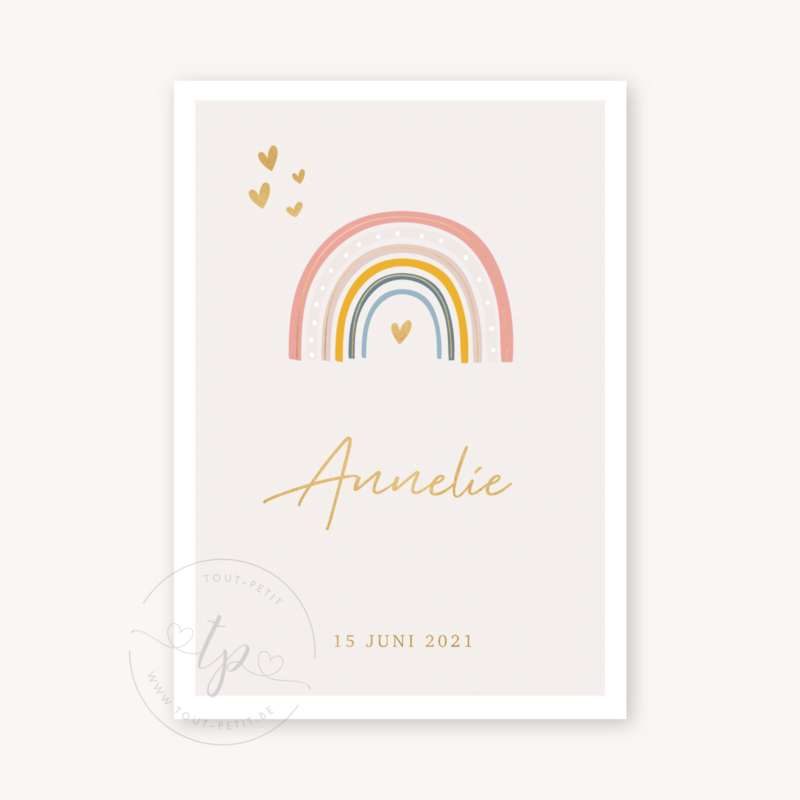Geboortekaartje Annelie