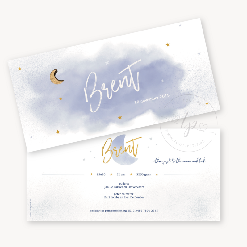 Geboortekaartje Brent