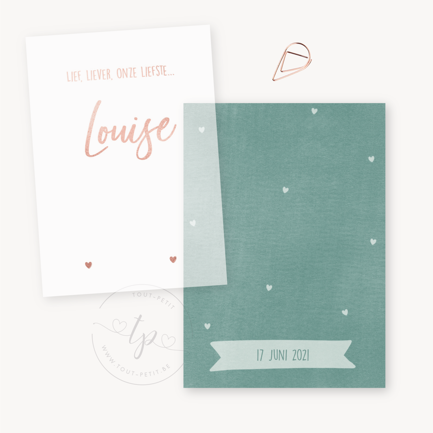 Geboortekaartje Louise Geboortekaartje Louise