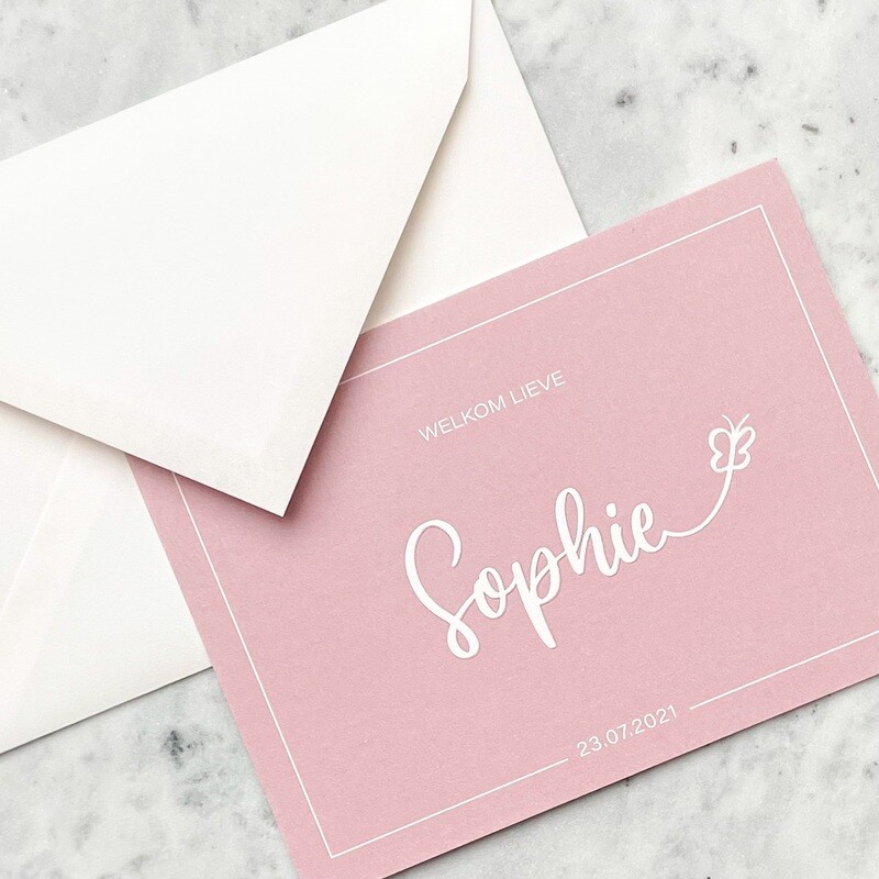 Geboortekaartje Sophie