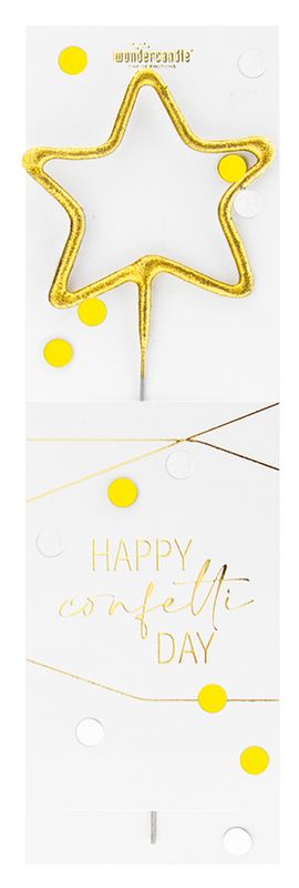 Wondercandle - sterretje - goud Wondercandle - sterretje - goud