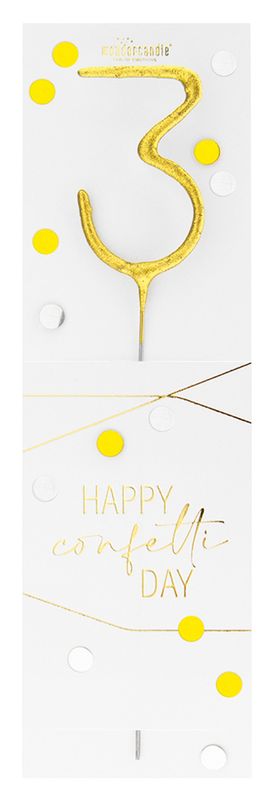 Wondercandle - 3 - goud Wondercandle - 3 - goud