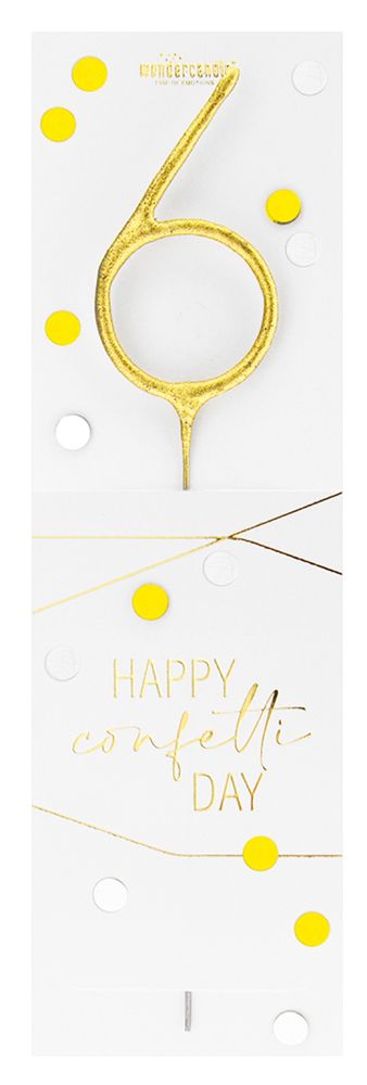 Wondercandle - 6 - goud