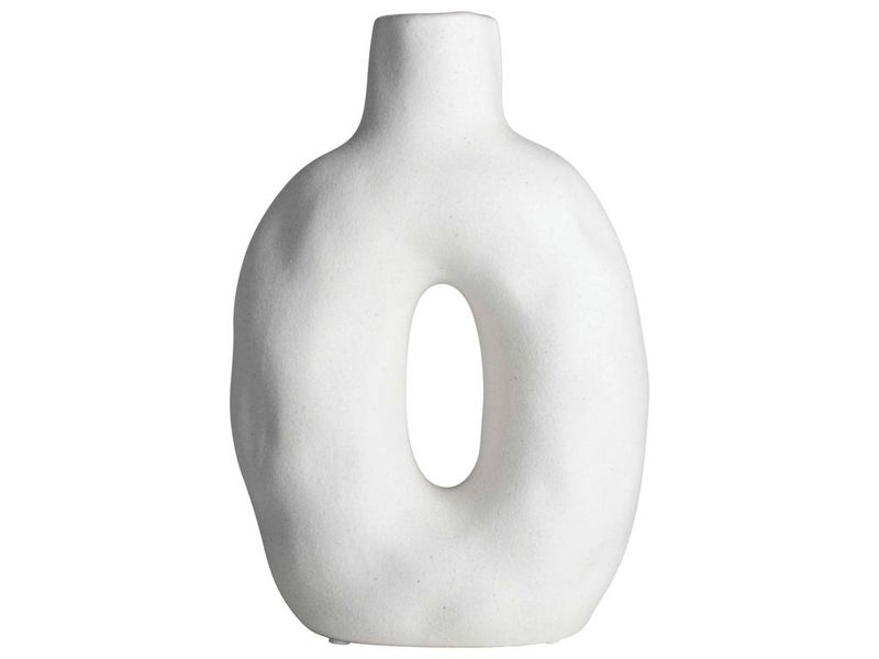 Vaas - rond - wit