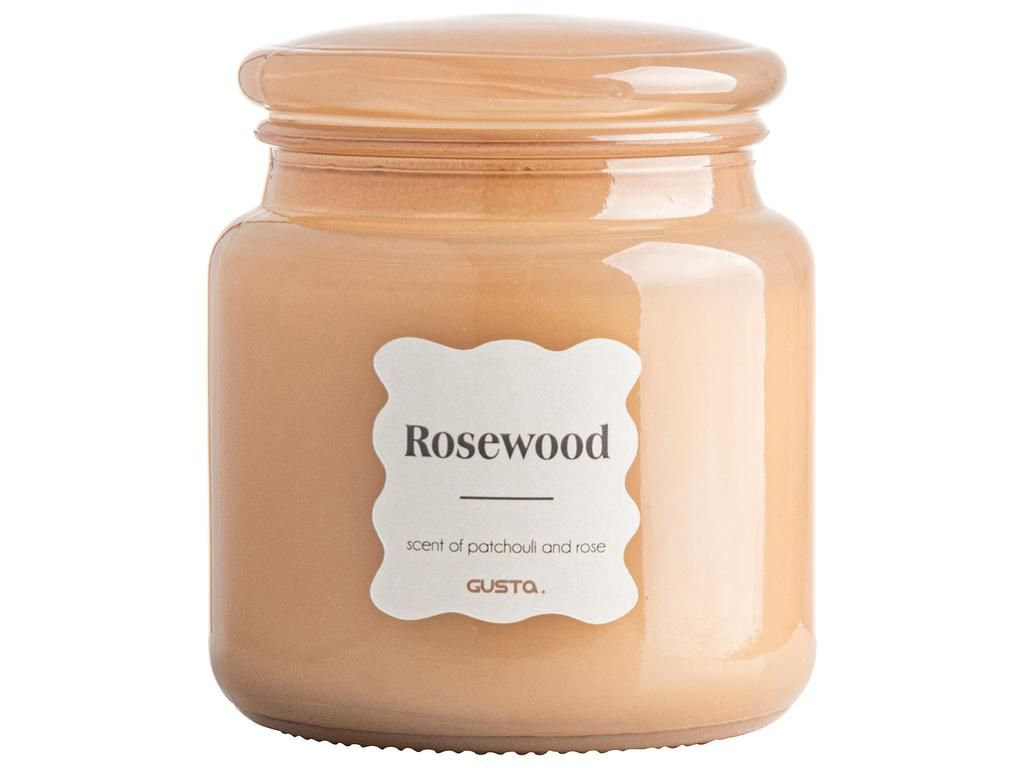 Geurkaars - apothekerspot - rosewood