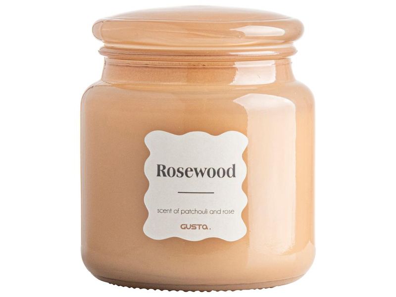 Geurkaars - apothekerspot - rosewood