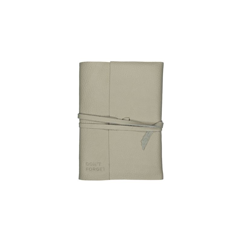 Notebook taupe - A6 - Don't forget